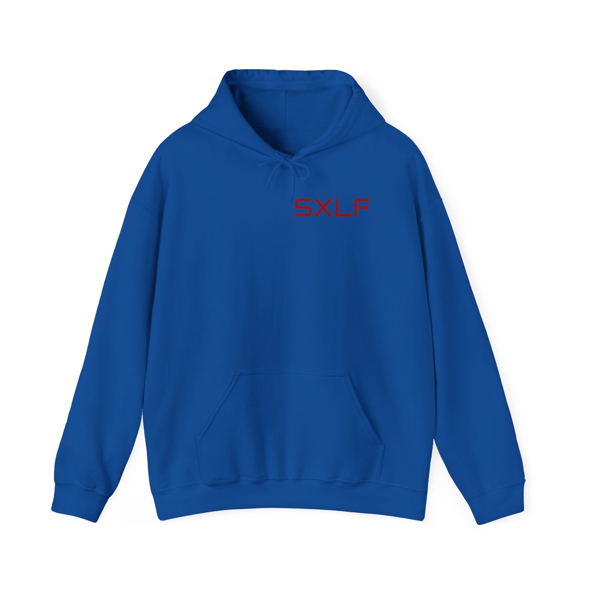 SXLF Hoodie — Minimalist Motivational Hooded Sweatshirt ("Discipline / Belief / Made")