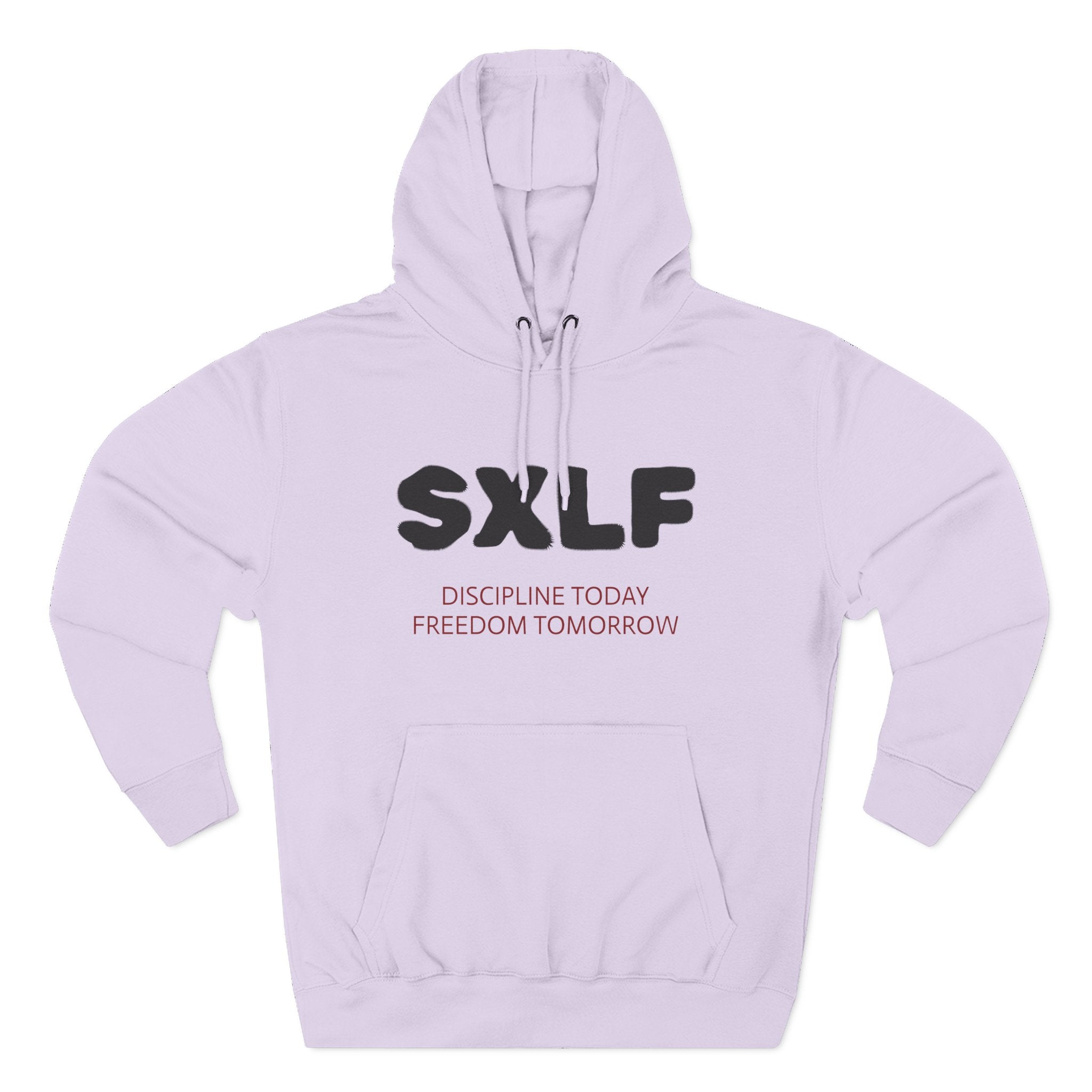SXLF Hoodie — "Discipline Today, Freedom Tomorrow" Minimalist Motivational Pullover