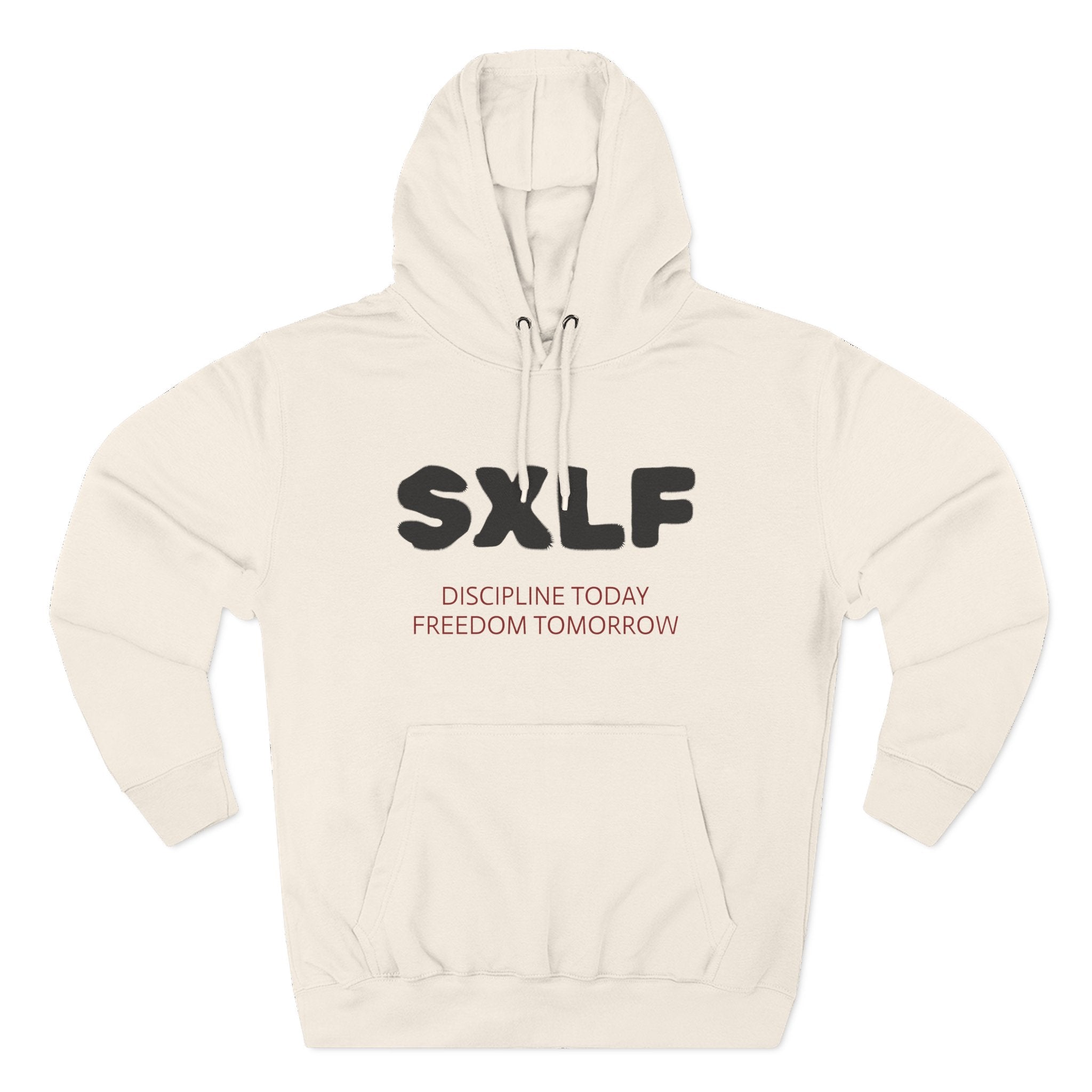 SXLF Hoodie — "Discipline Today, Freedom Tomorrow" Minimalist Motivational Pullover