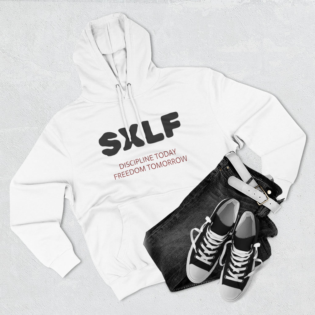 SXLF Hoodie — "Discipline Today, Freedom Tomorrow" Minimalist Motivational Pullover