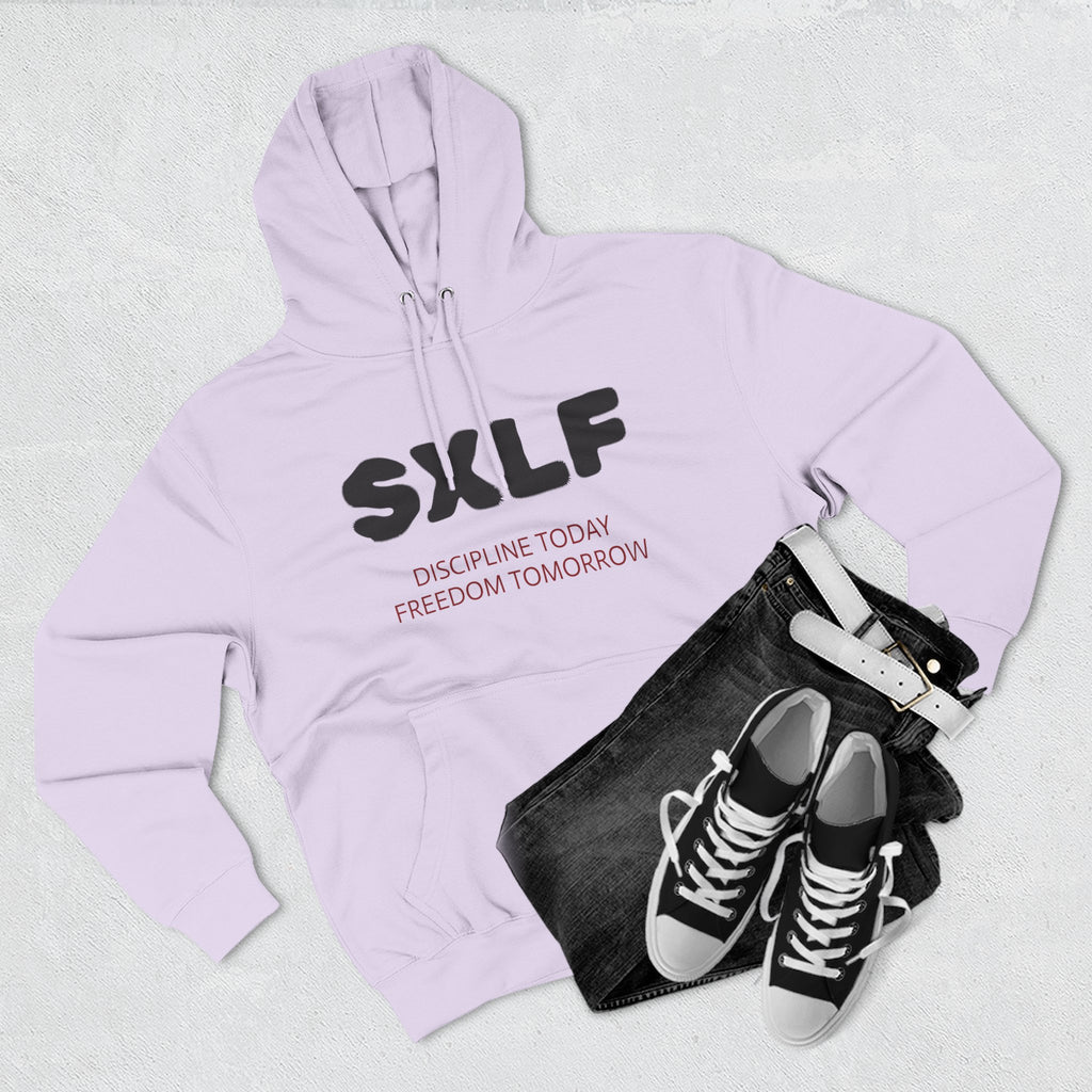 SXLF Hoodie — "Discipline Today, Freedom Tomorrow" Minimalist Motivational Pullover