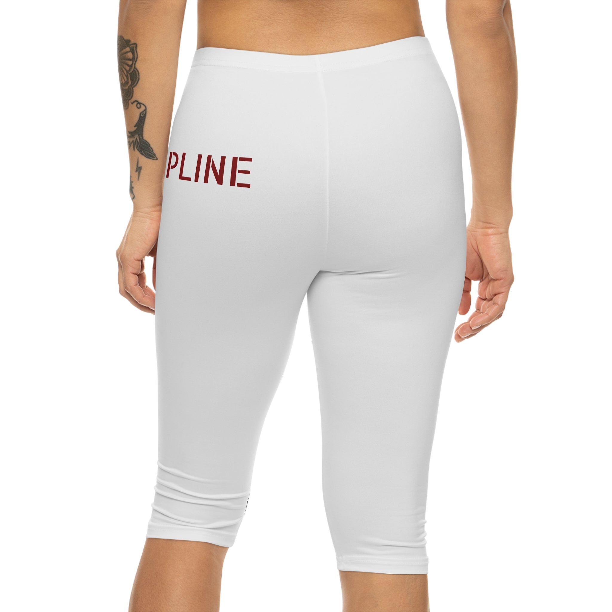 Capri Leggings — Minimal Text Fitness Capris