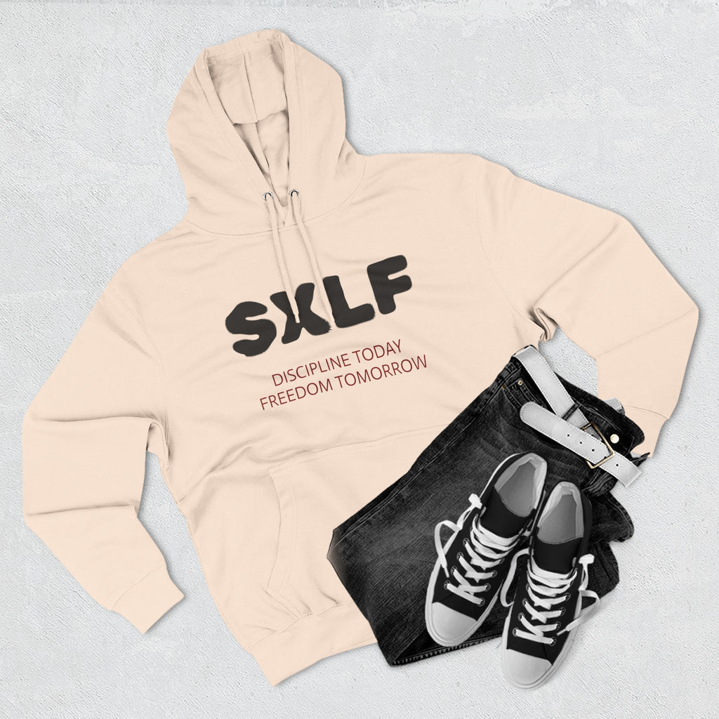 SXLF Hoodie — "Discipline Today, Freedom Tomorrow" Minimalist Motivational Pullover