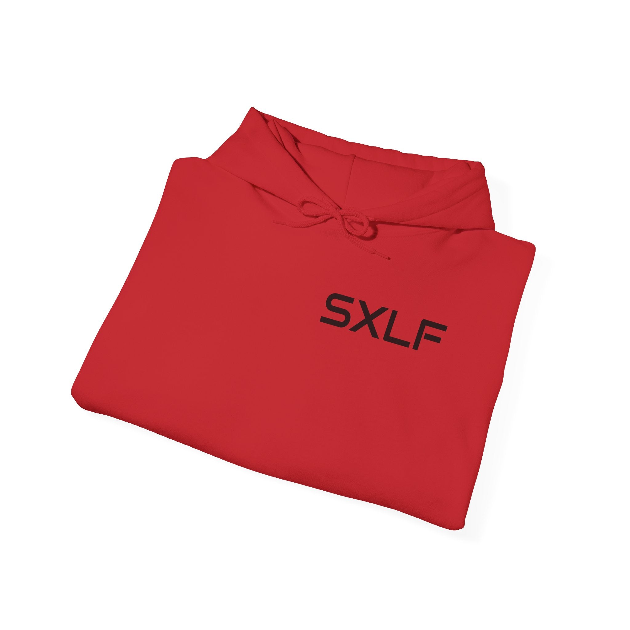 SXLF Hoodie — Minimalist Motivational Hooded Sweatshirt ("Discipline / Belief / Made")
