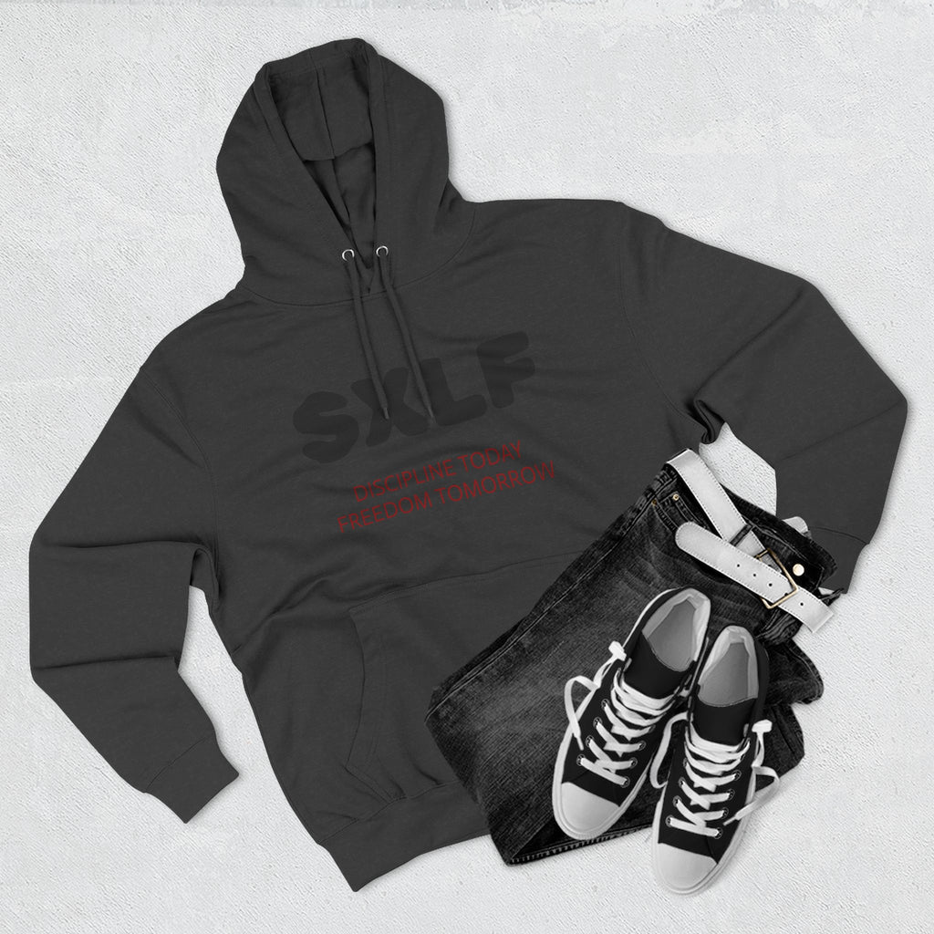 SXLF Hoodie — "Discipline Today, Freedom Tomorrow" Minimalist Motivational Pullover