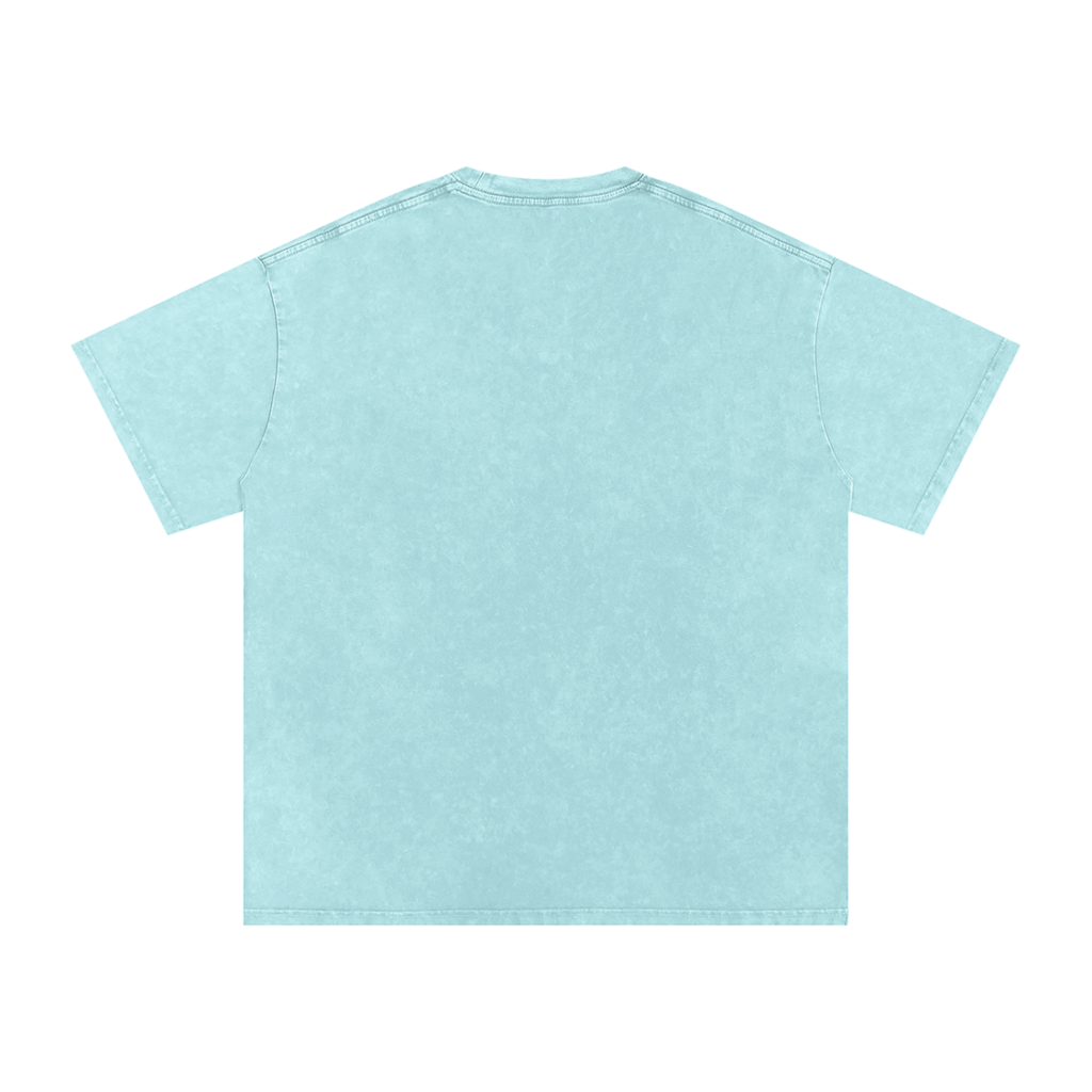 Luffy Snow Washed Oversized Cotton T-Shirt